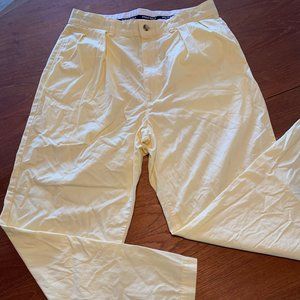 Pale Yellow Polo Golf Chinos Sz 32x30